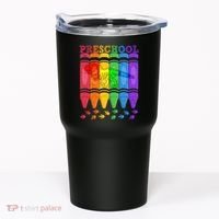 Funny Prehistoric Preschool Dinosaur Crayons Tumbler thumb 0
