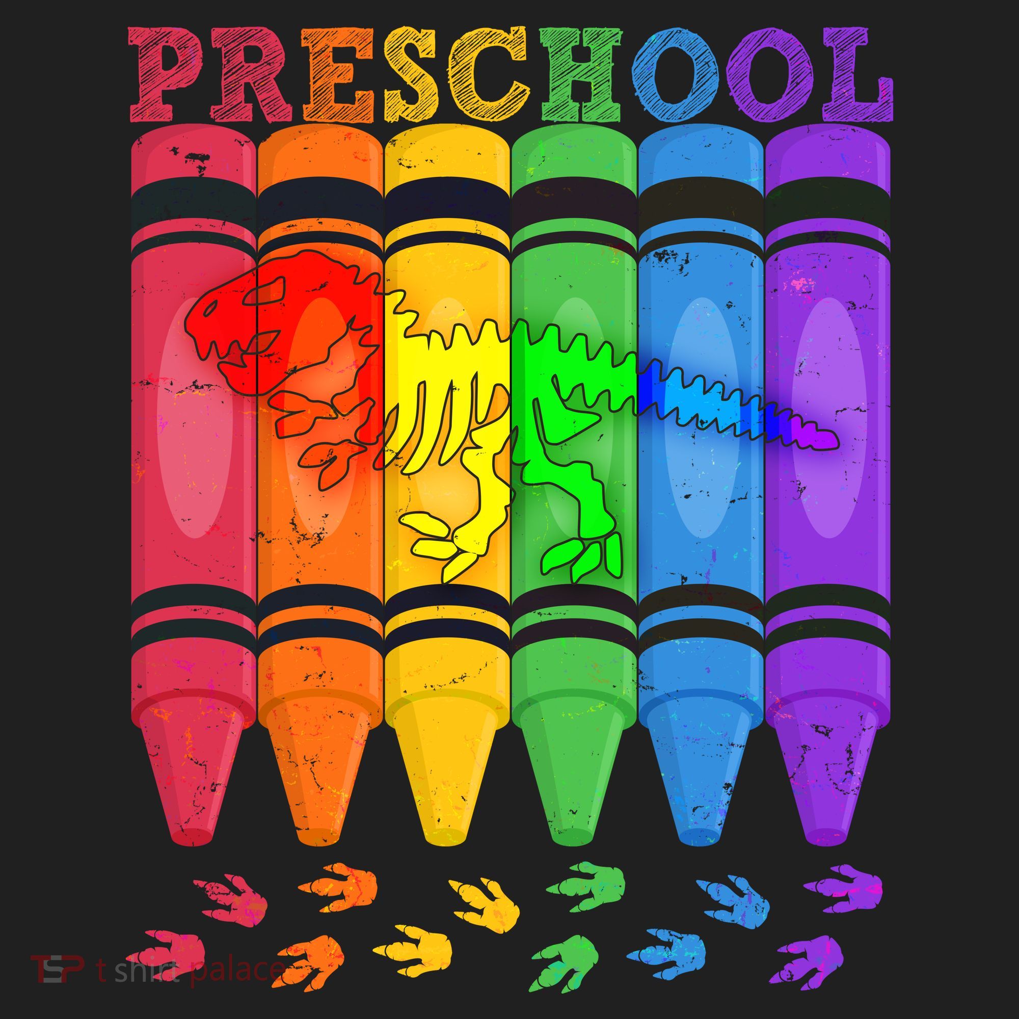 Funny Prehistoric Preschool Dinosaur Crayons Tumbler