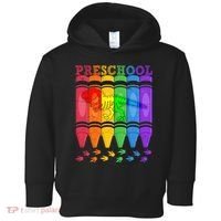 Funny Prehistoric Preschool Dinosaur Crayons Toddler Hoodie thumb 0