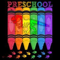 Funny Prehistoric Preschool Dinosaur Crayons Tank Top thumb 6