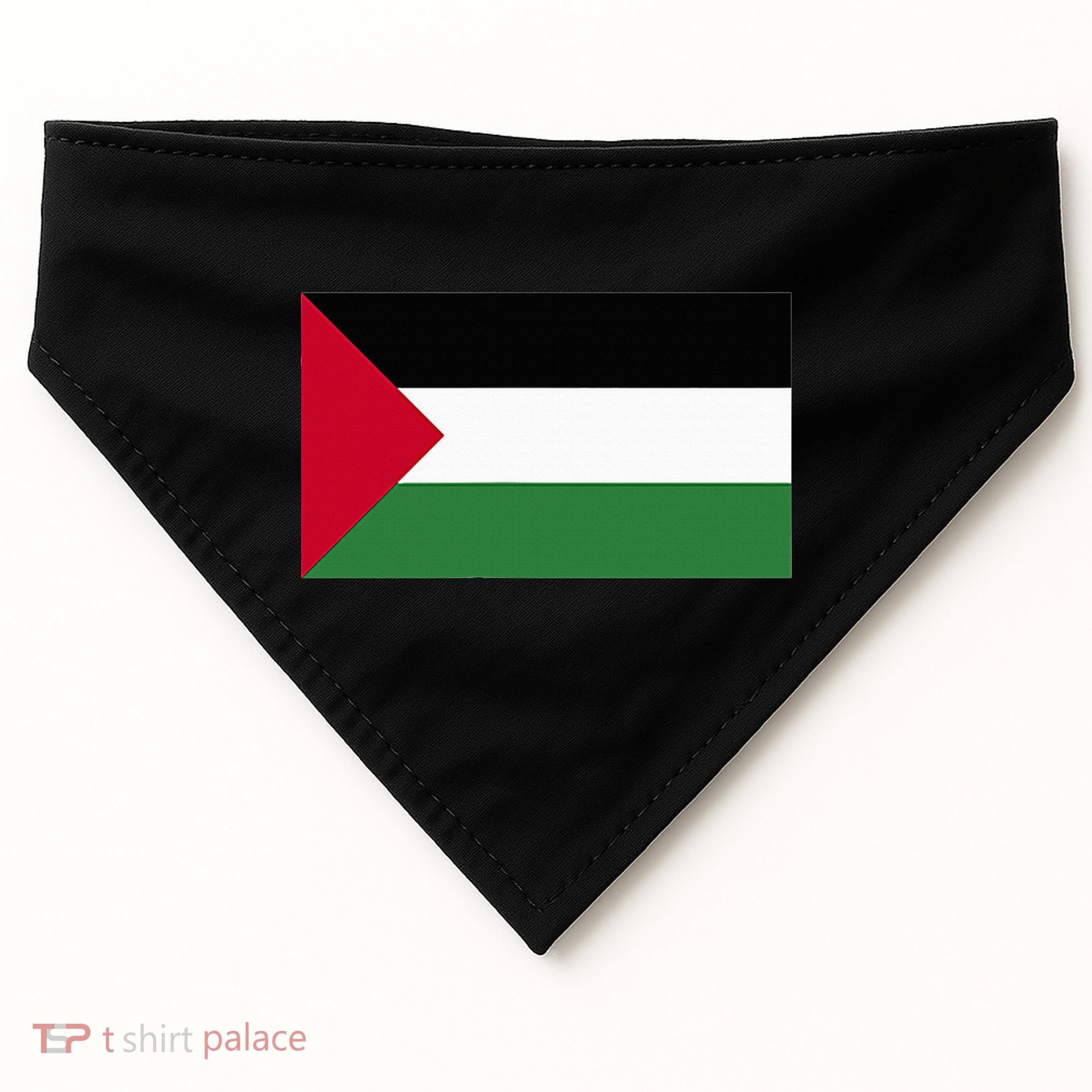 Free Palestine Palestine Flag USA-Made Doggie Bandana