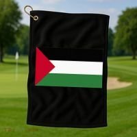 Free Palestine Palestine Flag Golf Towel thumb 1