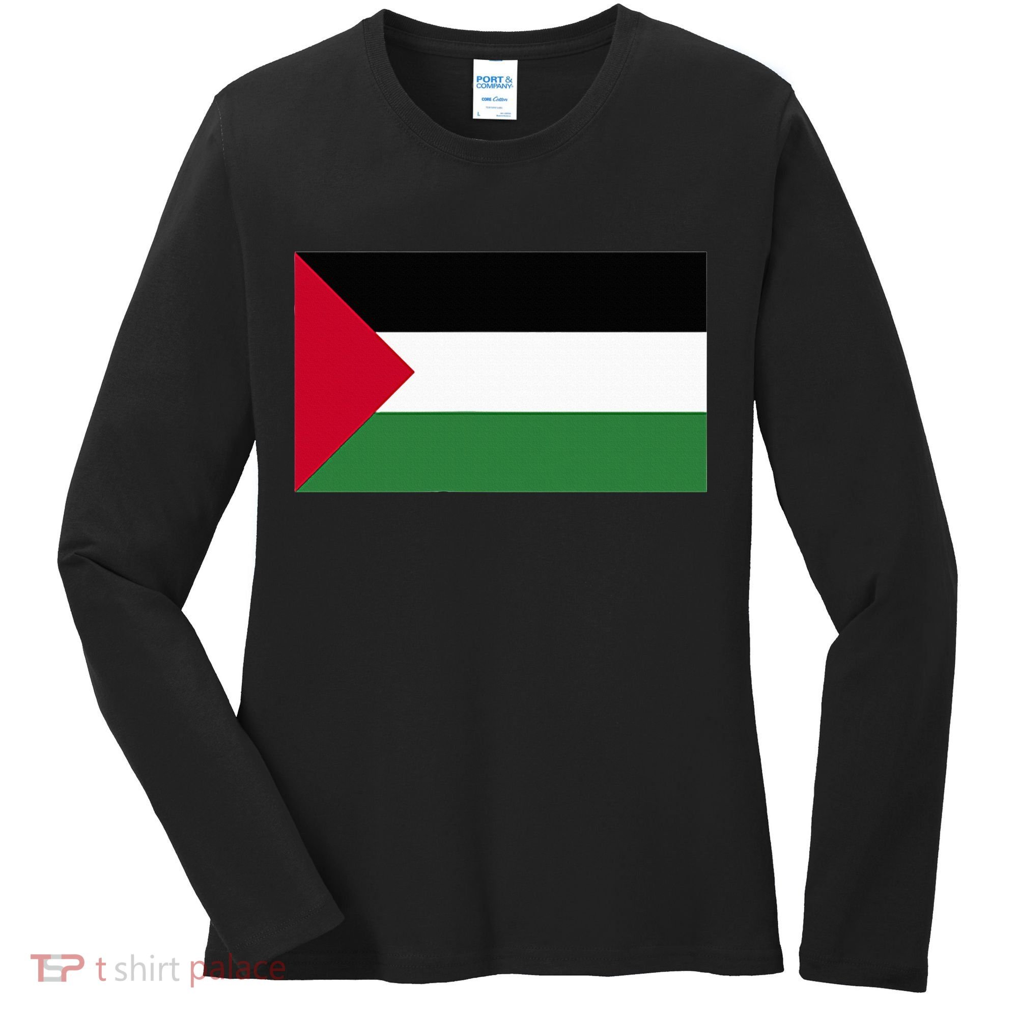 Free Palestine Palestine Flag Women's Long Sleeve Shirt