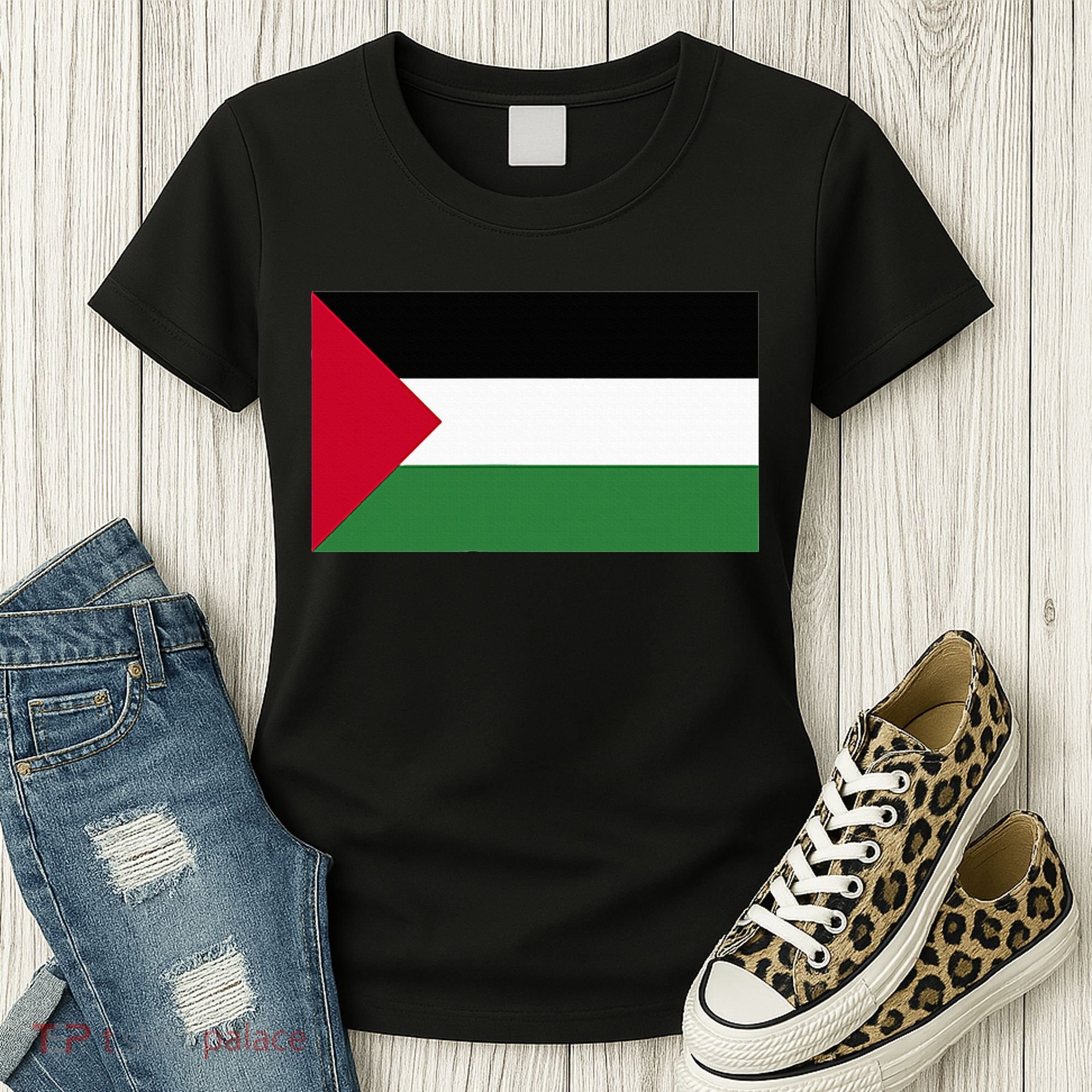 Free Palestine Palestine Flag Women's T-Shirt