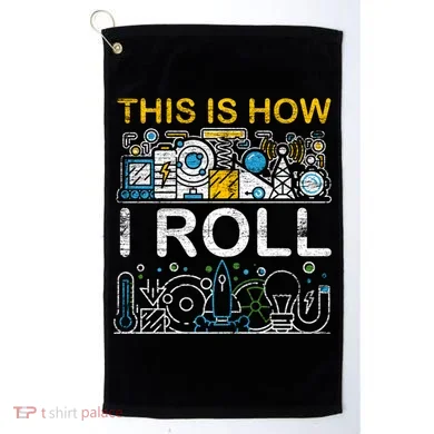 Funny Physicist Physics Sweatshirt Golf Towel