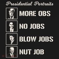 Funny Presidential Portraits Trump More Jobs Women's Hoodie thumb 2