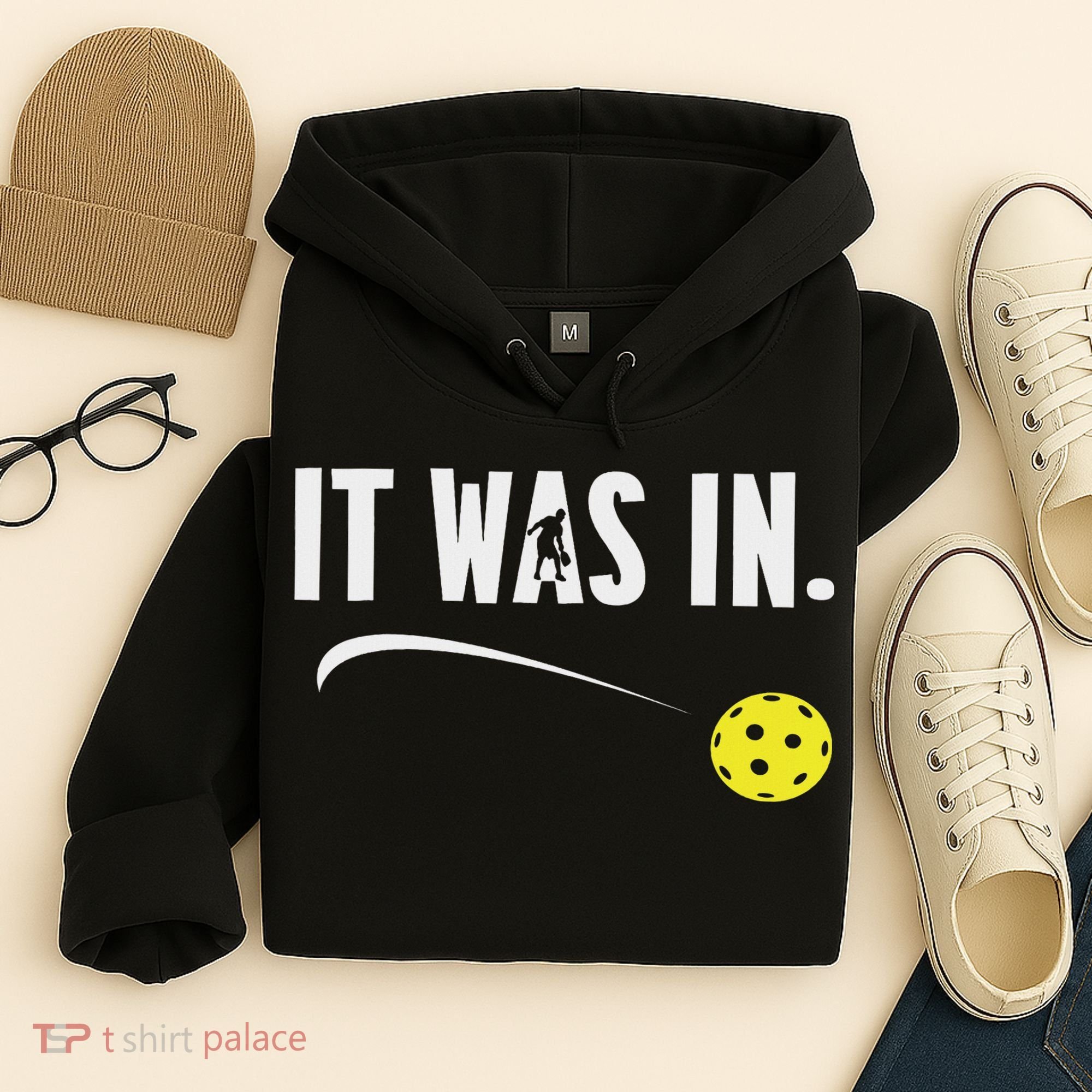 Funny Pickleball Player It Was In Paddleball Lover Hoodie