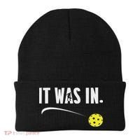 Funny Pickleball Player It Was In Paddleball Lover Beanie thumb 0