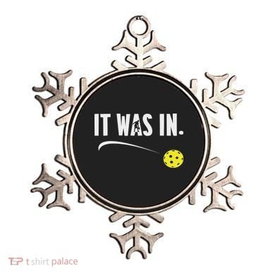 Funny Pickleball Player It Was In Paddleball Lover Ornament