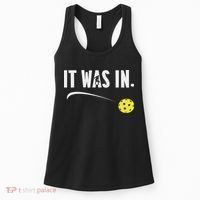 Funny Pickleball Player It Was In Paddleball Lover Women's Tank Top thumb 0
