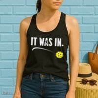 Funny Pickleball Player It Was In Paddleball Lover Women's Tank Top thumb 2
