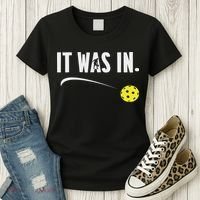 Funny Pickleball Player It Was In Paddleball Lover Women's T-Shirt thumb 3