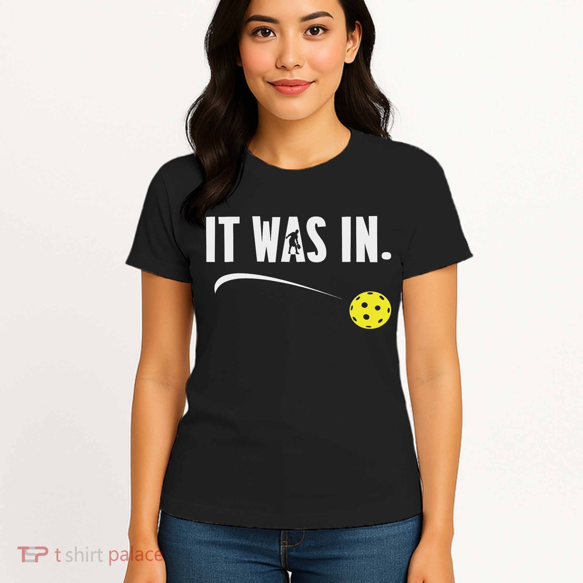 Funny Pickleball Player It Was In Paddleball Lover Women's T-Shirt