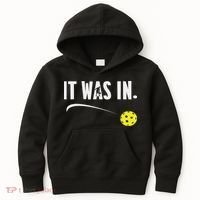 Funny Pickleball Player It Was In Paddleball Lover Kids Hoodie thumb 0
