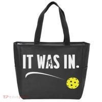 Funny Pickleball Player It Was In Paddleball Lover Tote Bag thumb 0