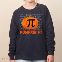 Funny Pumpkin Pie Math, Pumpkin Pi Funny Halloween Costume Women's Sweatshirt thumb 0