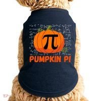 Funny Pumpkin Pie Math, Pumpkin Pi Funny Halloween Costume Doggie Tank thumb 0