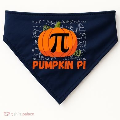 Funny Pumpkin Pie Math, Pumpkin Pi Funny Halloween Costume USA-Made Doggie Bandana
