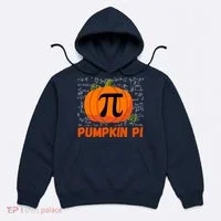 Funny Pumpkin Pie Math, Pumpkin Pi Funny Halloween Costume Hoodie thumb 0
