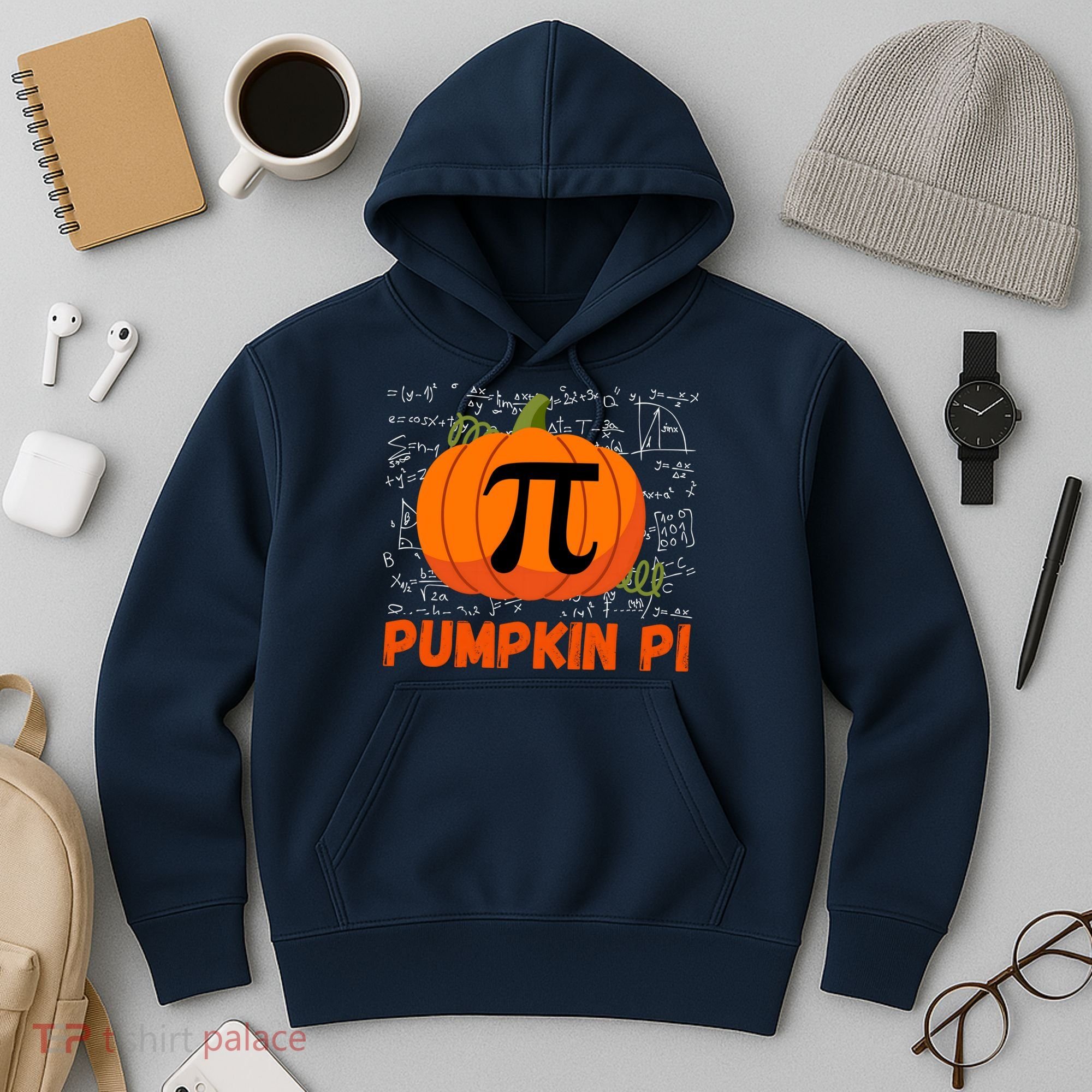 Funny Pumpkin Pie Math, Pumpkin Pi Funny Halloween Costume Hoodie