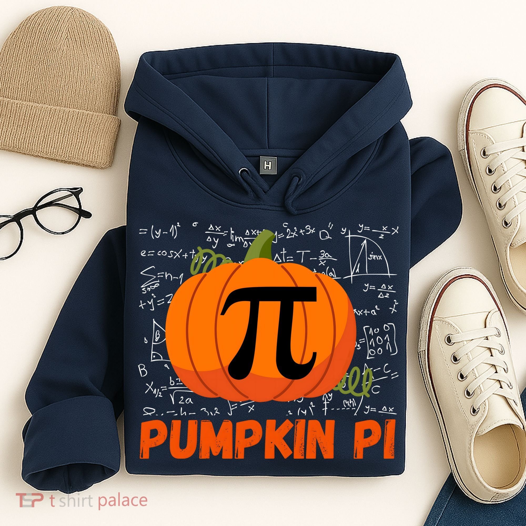 Funny Pumpkin Pie Math, Pumpkin Pi Funny Halloween Costume Hoodie