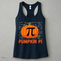 Funny Pumpkin Pie Math, Pumpkin Pi Funny Halloween Costume Women's Tank Top thumb 3