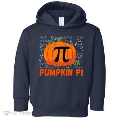 Funny Pumpkin Pie Math, Pumpkin Pi Funny Halloween Costume Toddler Hoodie