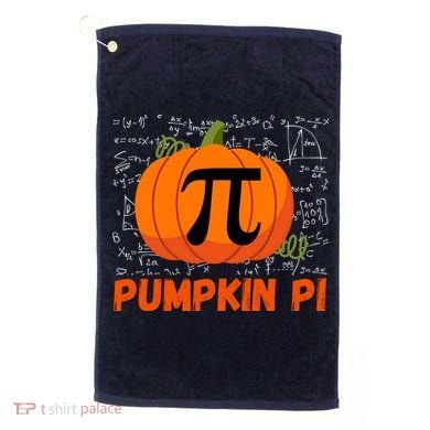 Funny Pumpkin Pie Math, Pumpkin Pi Funny Halloween Costume Golf Towel