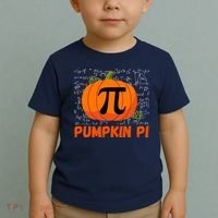 Funny Pumpkin Pie Math, Pumpkin Pi Funny Halloween Costume Toddler T-Shirt thumb 2