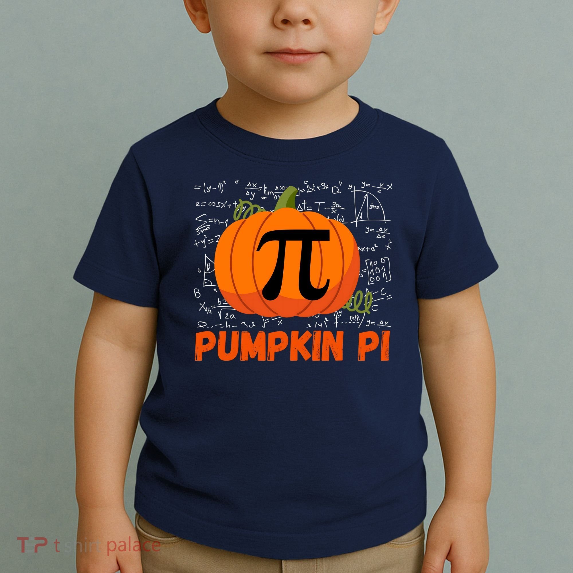 Funny Pumpkin Pie Math, Pumpkin Pi Funny Halloween Costume Toddler T-Shirt
