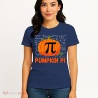 Funny Pumpkin Pie Math, Pumpkin Pi Funny Halloween Costume Women's T-Shirt thumb 4