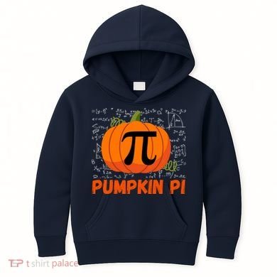 Funny Pumpkin Pie Math, Pumpkin Pi Funny Halloween Costume Kids Hoodie