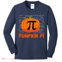 Funny Pumpkin Pie Math, Pumpkin Pi Funny Halloween Costume Kids Long Sleeve Shirt thumb 0