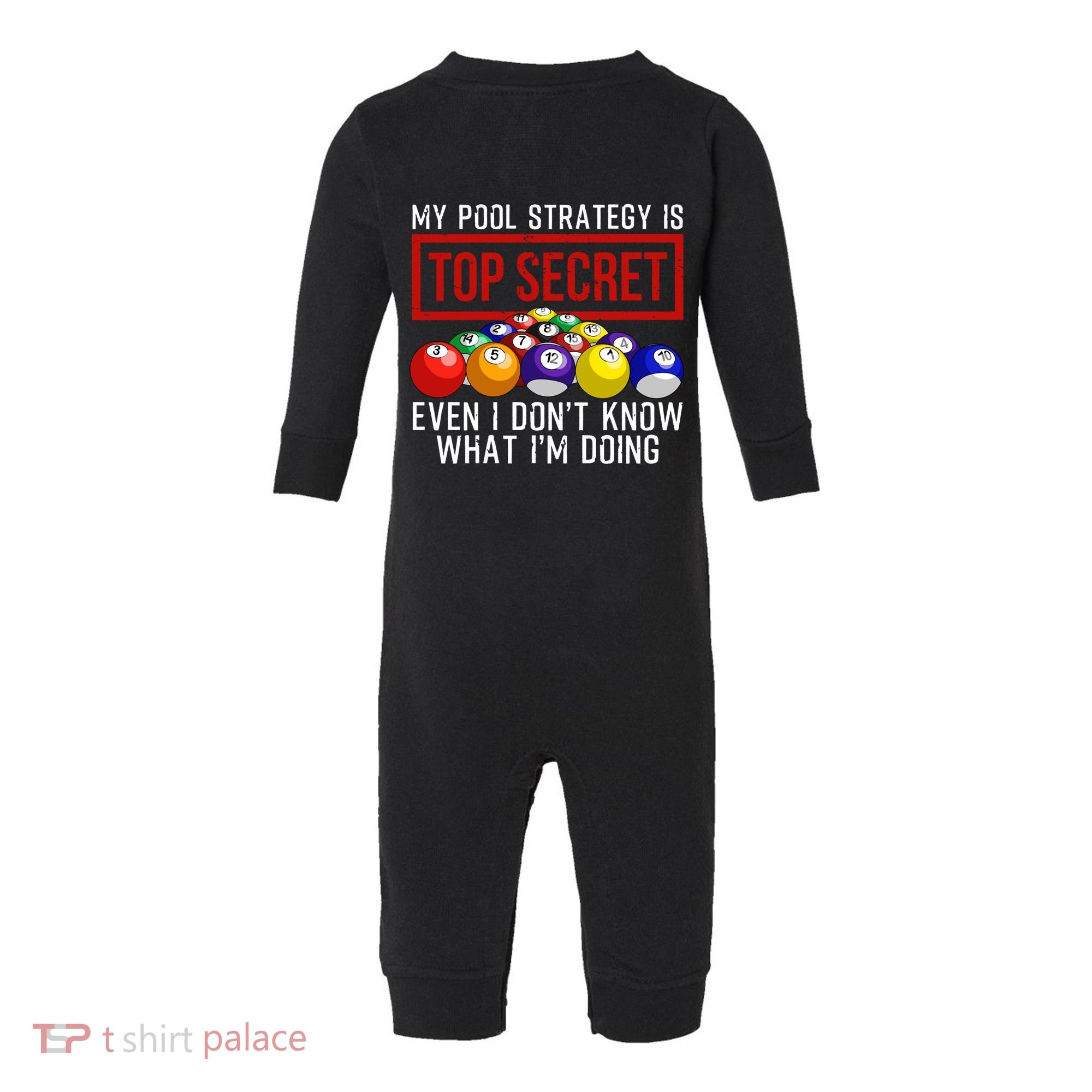 Funny Pool Player Billiards Gift For Men Women Game Play Gift Infant Fleece One Piece