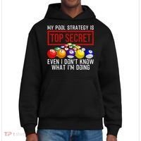 Funny Pool Player Billiards Gift For Men Women Game Play Gift District V.I.T. Heavyweight Hoodie thumb 0