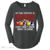 Funny Pool Player Billiards Gift For Men Women Game Play Gift Women's Perfect Tri Tunic Long Sleeve Shirt thumb 0
