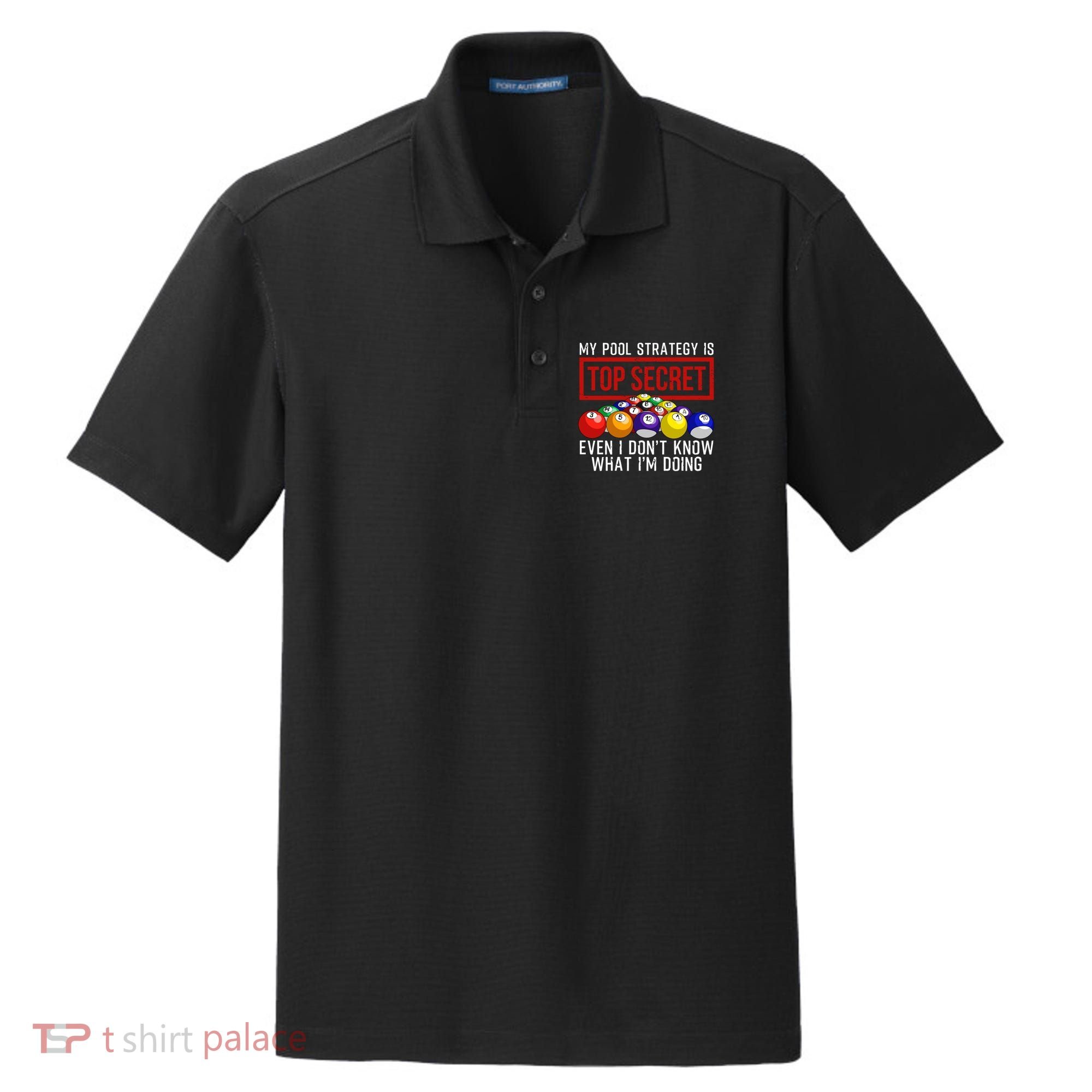 Funny Pool Player Billiards Gift For Men Women Game Play Gift Dry Zone Grid Polo