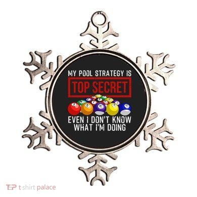 Funny Pool Player Billiards Gift For Men Women Game Play Gift Ornament