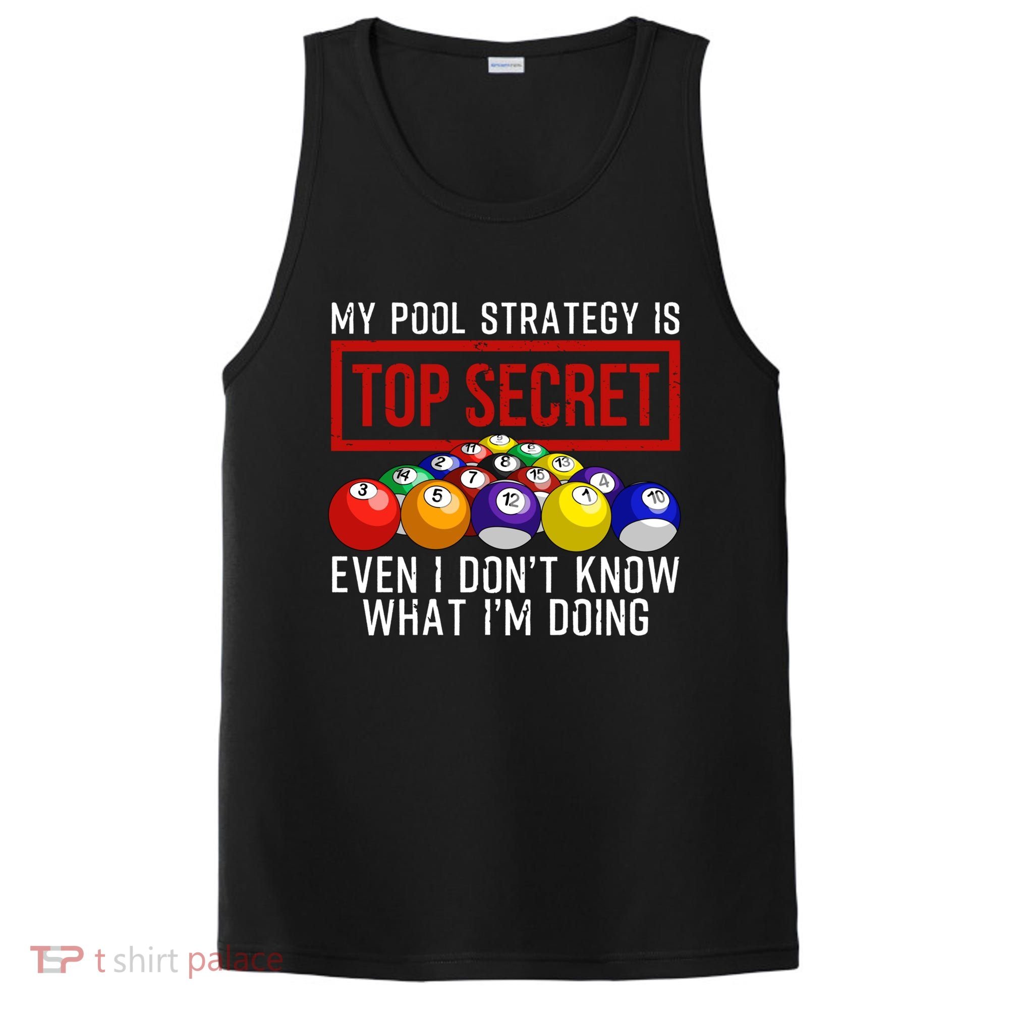 Funny Pool Player Billiards Gift For Men Women Game Play Gift PosiCharge Competitor Tank