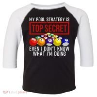 Funny Pool Player Billiards Gift For Men Women Game Play Gift Toddler Fine Jersey T-Shirt thumb 0