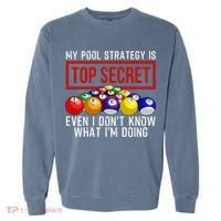 Funny Pool Player Billiards Gift For Men Women Game Play Gift Garment-Dyed Sweatshirt thumb 0