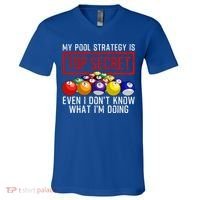 Funny Pool Player Billiards Gift For Men Women Game Play Gift V-Neck T-Shirt thumb 0