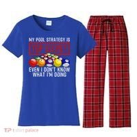 Funny Pool Player Billiards Gift For Men Women Game Play Gift Women's Flannel Pajama Set thumb 0