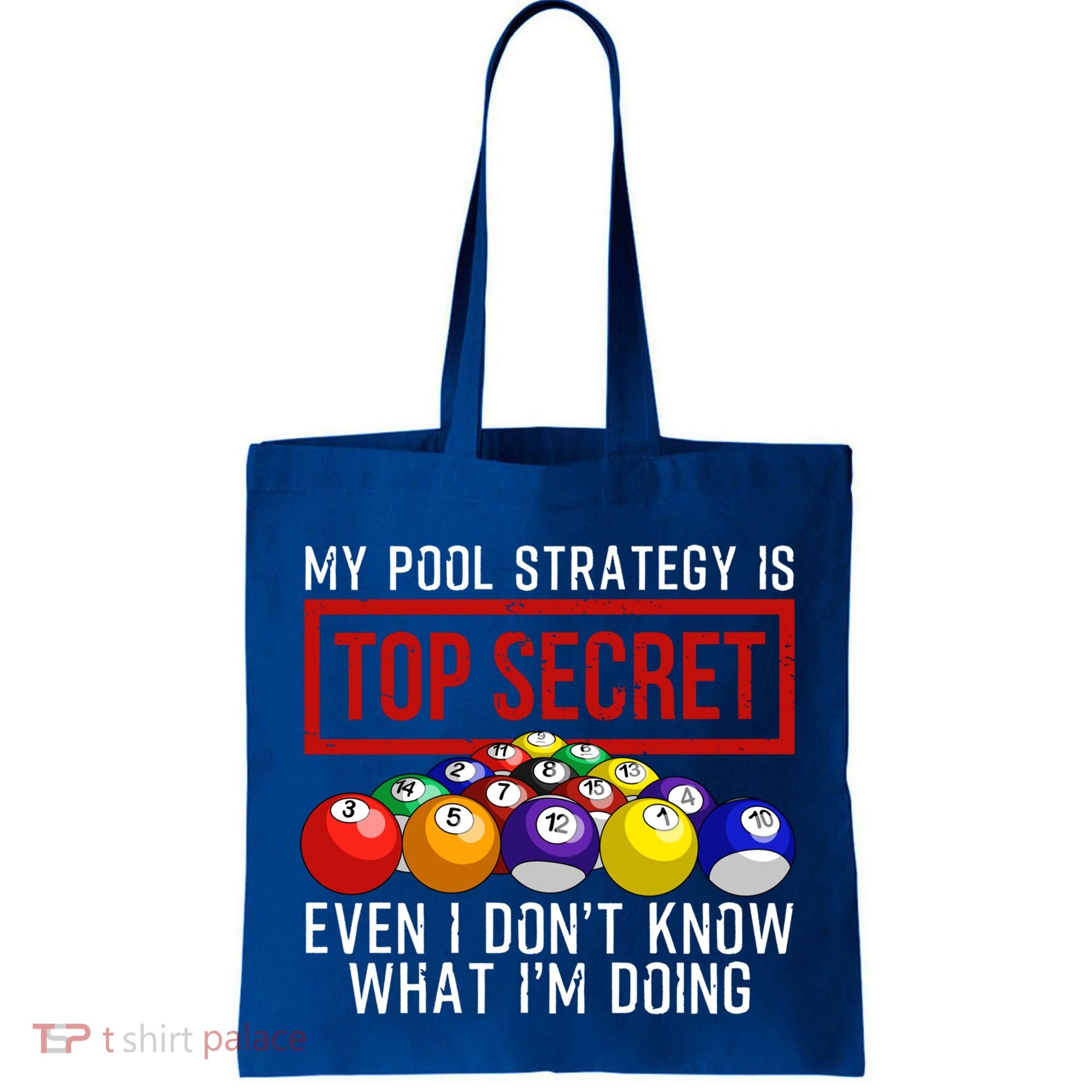 Funny Pool Player Billiards Gift For Men Women Game Play Gift Tote Bag
