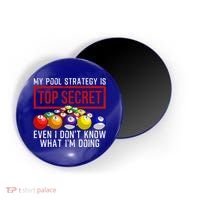 Funny Pool Player Billiards Gift For Men Women Game Play Gift Magnet thumb 0