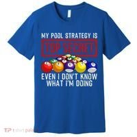 Funny Pool Player Billiards Gift For Men Women Game Play Gift Premium T-Shirt thumb 0