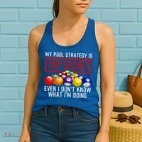 Funny Pool Player Billiards Gift For Men Women Game Play Gift Women's Tank Top thumb 2