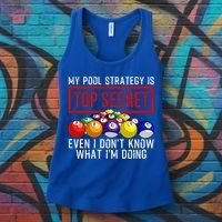 Funny Pool Player Billiards Gift For Men Women Game Play Gift Women's Tank Top thumb 3