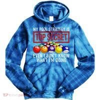 Funny Pool Player Billiards Gift For Men Women Game Play Gift Tie Dye Hoodie thumb 0