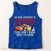 Funny Pool Player Billiards Gift For Men Women Game Play Gift Tank Top thumb 2